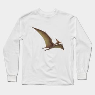 pterodactyl dinosaur pre historic reptile Long Sleeve T-Shirt